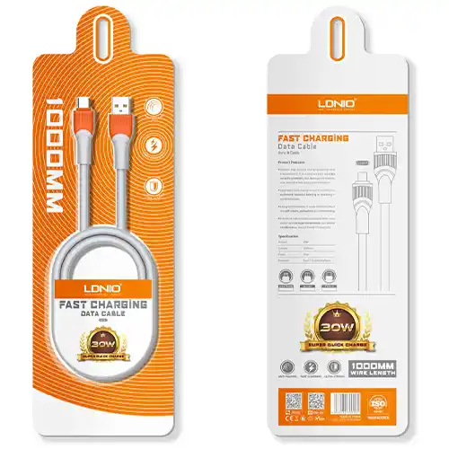 Replacement for LDNIO LS601 30W 6G LIGHTNING USB DATA CABLE - Quality Phone Parts in Sri Lanka